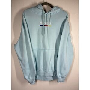 Frank Ocean Blond Hoodie Large Light Blue Lane Seven Embroidered Cozy Baggy